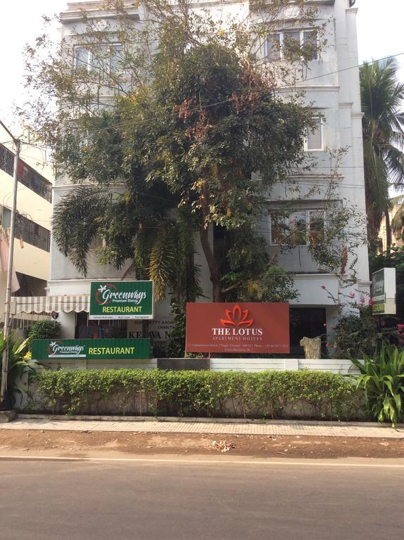 The Lotus Apartment Hotel, Venkatraman Street Ченай Екстериор снимка